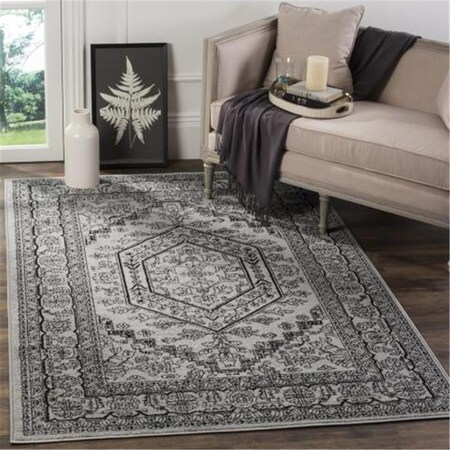 Safavieh 12 x 18 ft. Adirondack Power Loomed Large Rectangle Area Rug Silver & Black ADR108A-1218
